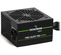 Tecnoware Power Systems Alimentatore Free Silent PRO 550 per PC Evoluti con Scheda Grafica NVIDIA GeForce GTX - RTX, Ventola Silenziosa, connettori PCI-E, CPU 4+4, SATA, Molex