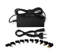 Tecnoware Power Systems - Caricatore Universale 95W per Notebook | 10 Connettori per Acer, ASUS, Sony, Toshiba, HP, Dell, Lenovo, LG, IBM, Fujitsu, Samsung | Protezione sbalzi corrente, Nero