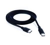 Tecnoware Power Systems - Cavo USB-C 180 cm | Compatibile con Notebook, Ultrabook, MacBook Pro, Tablet | Ricarica Rapida | Alta Resistenza | Trasferimento Dati 480 Mbit/s | Soft Touch, Nero