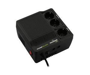 Tecnoware Power Systems Stabilizzatore di Tensione 1000VA per modem, router, PC e piccoli dispositivi elettronici, protegge da sbalzi di corrente, non è un UPS, pronto all’uso