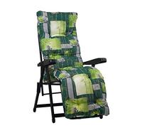 TECNOWEB Cuscino Imbottito per Sdraio con poggiapiedi (160x45cmx10cm) - 100% Made in Italy - Ricambio Cuscino Ideale per Sdraio da Giardino - Disponibili Diversi Colori