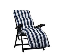 TECNOWEB Cuscino Imbottito per Sdraio con poggiapiedi (160x45cmx10cm) - 100% Made in Italy - Ricambio Cuscino Ideale per Sdraio da Giardino - Disponibili Diversi Colori