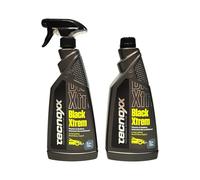 Tecnoxx Black Xtrem Restauratore per Plastica e Gomma Esterna per Auto - Protezione UV, Brillantezza Naturale, Durabilità Estrema, Confezione da 2 unità - Rinnova plastiche Auto