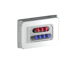 TECO Kit Collettore Sanitario Multi Intercettazione da Incasso Modello K4.3 - Uscite 4+3 e 5+4