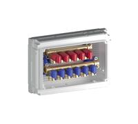 TECO Kit Collettore Sanitario Multi Intercettazione da Incasso Modello K4.3 - Uscite 5+4 e 6+5