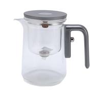Tecocera in Vetro di Separazione 'acqua, Teiera di Vetro Magico Incantesimo, Tea in Vetro Trasparente da 600 Ml con Infusore, Separazione del tè Senza Sforzo, Uso Versatile,
