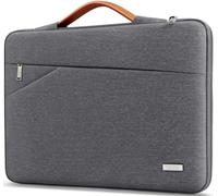 TECOOL 13,3 Pollici Custodia Compatibile con MacBook Air 13 M1 13,6 M2 M3 M4 2025-2010, MacBook Pro 13/14, 13,3 Acer HP Dell Notebook Custodia PC Protettiva Surface Laptop Borsa, Grigio scuro