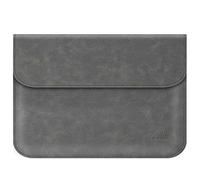 TECOOL 13 Pollici Custodia PC Portatile, Borsa Sleeve Protettiva in Pelle per 2022 MacBook Air M2, MacBook Air 13 M1 2020-2018,2022 MacBook PRO 13 M2 M1 2020-2016, Surface PRO X 8-3,XPS 13-Grigio