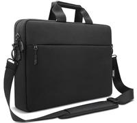 TECOOL 14 Pollici Borsa Laptop Custodia con Tracolla, Impermeabile Borsa Messenger Borsa Porta PC per 14 Pollici Acer ASUS Lenovo HP Dell Notebook, 2023-2025 MacBook Air 15 M4 M3 M2, Nero