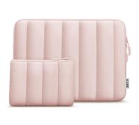 TECOOL 15 15,6 Pollici Custodia PC Portatile,Custodia per 15-15,6" Lenovo Ideapad Thinkpad HP Dell Acer ASUS Chromebook Notebook, Macbook Pro 16 M4 M3 M2 2024 Porta PC Computer Sleeve,Rosa