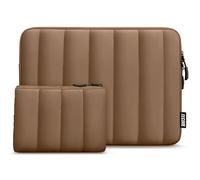 TECOOL 15 15,6 Pollici Custodia PC Portatile,Custodia per 15-15,6" Lenovo Ideapad Thinkpad HP Dell Acer ASUS Chromebook Notebook, Macbook Pro 16 M4 M3 M2 2024 Porta PC Computer Laptop Sleeve,Marrone