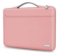 TECOOL 15-15,6 Pollici Custodia PC Portatile Laptop Borsa per HP Lenovo Thinkpad Ideapad Acer dell Notebook Chromebook, Sleeve Portatile Cover con Maniglia Retrattile, Rosa