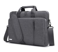 TECOOL 17 17,3 Pollici Borsa Laptop Custodia con Tracolla, Impermeabile Borsa Messenger Borsa Porta PC per 17 17,3 Pollici Acer ASUS Lenovo HP Dell Samsung Notebook Computer, Grigio Scuro