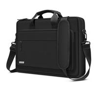 TECOOL Borsa PC 15.6 16Portatil, Impermeabile Custodia Trasporto per 15-15,6“ Lenovo Acer ASUS Dell HP Notebook Laptop Chromebook, MacBook Pro 16, Nero