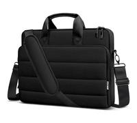 TECOOL Borsa Porta PC Portatile 17 Pollici, Borsa a Tracolla Impermeabile Custodia Laptop Messenger per 17-17,3 Pollici Acer Asus Lenovo HP Dell Samsung Notebook Laptop - Nero