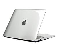 TECOOL Cover compatibile con MacBook Pro 15 Pollici 2019 2018 2017 2016 (A1990 A1707) con Touch Bar, Custodia Rigida Protettiva Sottile in Plastica Superficie Liscia, Cristallo Trasparente