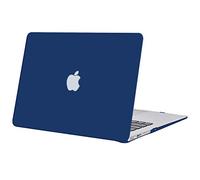 TECOOL Cover compatibile con vecchio MacBook Air 13 Pollici 2010-2017 (A1466 1369), Custodia Rigida Protettiva Sottile in Plastica Superficie Liscia, Blu Navy