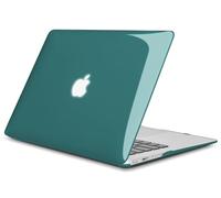 TECOOL Cover compatibile con vecchio MacBook Air 13 Pollici 2010-2017 (A1466 1369), Custodia Rigida Protettiva Sottile in Plastica Superficie Liscia, Cristallo Turchese Profondo