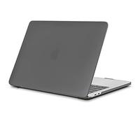 TECOOL Cover per MacBook Pro 13 Pollici 2016-2022 (M2 M1 A2338/A2289/A2251/A2159/A1989/A1706/A1708), Custodia Rigida Protettiva Ultrasottile in Plastica, Grigio Siderale Opaco