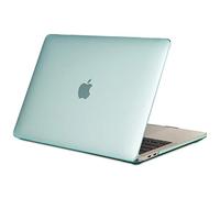 TECOOL Cover per MacBook Pro 13 Pollici 2016-2022 (M2 M1 A2338/A2289/A2251/A2159/A1989/A1706/A1708), Custodia Rigida Protettiva Sottile in Plastica Superficie Liscia, Cristallo Verde Menta