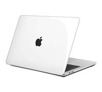 TECOOL Cover per MacBook Pro 13 Pollici 2016-2022 (M2 M1 A2338/A2289/A2251/A2159/A1989/A1706/A1708), Custodia Rigida Protettiva Sottile in Plastica Superficie Liscia, Cristallo Trasparente