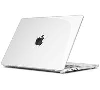 TECOOL Cover per MacBook Pro 14 Pollici M5 M4 M3 M2 M1 Pro Max 2021-2026, Custodia Rigida Protettiva Sottile in Plastica, Cristallo Trasparente