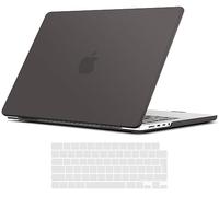TECOOL Cover per MacBook Pro 14 Pollici M5 M4 M3 M2 M1 Pro Max 2021-2026, Custodia Rigida Protettiva Sottile in Plastica e Copritastiera UE, Grigio