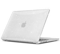 TECOOL Cover per MacBook Pro 14 Pollici M5 M4 M3 M2 M1 Pro Max 2021-2026, Custodia Rigida Protettiva Sottile in Plastica, Glitter