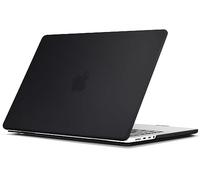 TECOOL Cover per MacBook Pro 16 Pollici M5 M4 M3 M2 M1 Pro Max 2021-2026, Custodia Rigida Protettiva Sottile in Plastica Superficie Opaca, Nero