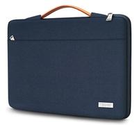 TECOOL Custodia Laptop Borsa per 15-15,6 Pollici HP Lenovo Thinkpad Ideapad Acer dell Notebook Chromebook, Sleeve Portatile Cover con Maniglia Retrattile, Blu Scuro