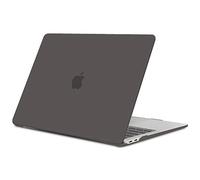 TECOOL Custodia MacBook Air 13 Pollici M1 2020 2019 2018 A2337 A2179 A1932 con Touch ID, Case Cover Rigida in Plastica Sottile, grigio