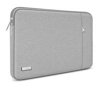 TECOOL Custodia PC 15-15.6 Pollici, Protettiva Custodia Portatil Computer 15.6 Pollici Compatibile con 15-15.6" HP Pavilion Lenovo Thinkpad Ideapad Dell Acer ASUS Chromebook Notebook,Grigio