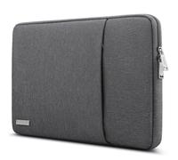 TECOOL Custodia PC 15-15.6 Pollici, Protettiva Custodia Portatil Computer 15.6 Pollici Compatibile con 15-15.6" HP Pavilion Lenovo Thinkpad Ideapad Dell Acer ASUS Chromebook Notebook,Grigio Scuro
