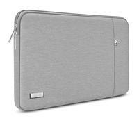 TECOOL Custodia PC 15-15.6 Pollici, Protettiva Custodia Portatil Computer 15.6 Pollici Compatibile con 15-15.6" HP Pavilion Lenovo Thinkpad Ideapad Dell Acer ASUS Chromebook Notebook,Grigio
