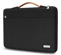 TECOOL Custodia PC 15,6 Pollici per 15-15,6" HP Lenovo Thinkpad Ideapad Acer ASUS dell Chromebook Samsung Laptop, Custodia Portatile Borsa PC Computer Sleeve 15 Notebook, Nero
