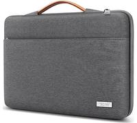 TECOOL Custodia PC 15,6 Pollici per 15-15,6" HP Lenovo Thinkpad Ideapad Acer Asus Dell Chromebook Samsung Laptop, Custodia Portatile Borsa PC Computer Sleeve 15 Notebook, Grigio Scuro