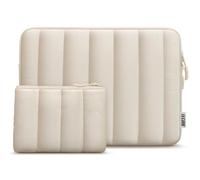 TECOOL Custodia PC 16 Pollici Portatile per Macbook Pro 16 M4 M3 M2 M1 2024 2023, Lenovo Ideapad Thinkpad HP Dell Acer ASUS, Porta Computer Laptop 16, Beige
