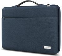 TECOOL Custodia PC portatile 16 Pollici per MacBook Pro 16 M3 M2 M1 A2991 A2780 A2485 A2141 2023-2019, 16" Lenovo Thinkbook Thinkpad HP Dell Notebook Matebook d16,Borsa Computer Porta PC, Blu Denim