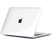 TECOOL Custodia Trasparente MacBook Air 13 Pollici M1 2020 2019 2018 A2337 A2179 A1932 con Touch ID, Clear Case Cover Rigida in Plastica Sottile, cristallo chiara