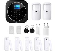 TECPEAK Sistema di Allarme Domestico Senza Fili, Kit di Allarme WiFi/GSM con Sicurezza Sirena Fornisce un Modo Altamente Efficace per Proteggere il tuo Casa e Ufficio (A1-N)