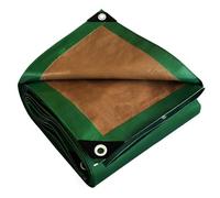 Tecplast Telo Ombreggiante 5x8 m HQ250BV - Verde e Marrone - Alte Prestazioni - Frangivista per Giardino, Balcone e terrazzo