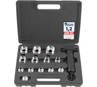 TECPO 300568 - Set di 14 fori per punzonatura, 5-35 mm
