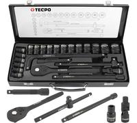 TECPO Kraft, set di chiavi a bussola da 1/2", 10-32 mm