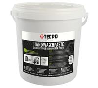 TECPO Pasta per lavaggio a mano, 10 litri, per la cura della pelle, per la pulizia della pelle, sapone per la pulizia contro lo sporco più ostinato come olio, grasso, auto e officina