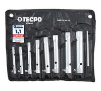 TECPO Set di chiavi a bussola 6 x 7 20 x 22 mm 8 pezzi