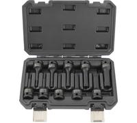 TECPO Set di chiavi a bussola a denti multidentati, 1/2 pollici, M4-M18