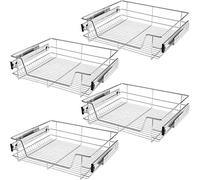 TecTake 800306 Cassetti da Cucina con ripiano telescopiche - Disponibili in Diverse Misure e Quantità - (4X per 60 cm | No. 403443)
