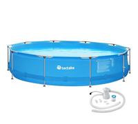TecTake 800580 - Piscina, Pellicola Spessa e Robusta, Facile Montaggio e Smontaggio - Modelli Differenti (Tipo 3 | No. 402896)