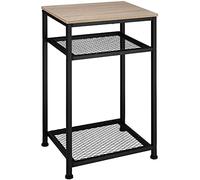TecTake 800916 Tavolino York, Tavolino alto dall’aspetto industrial di gran moda,Montaggio semplice e rapido (Industriale Chiaro)