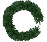 tectake 801071 Festone Natalizio, Decorazioni Natalizie, Ghirlanda di Pino, Adatta per Feste, Effetto Realistico, 270 cm -disponibile in Diversi Colori (Verde | No. 403318)